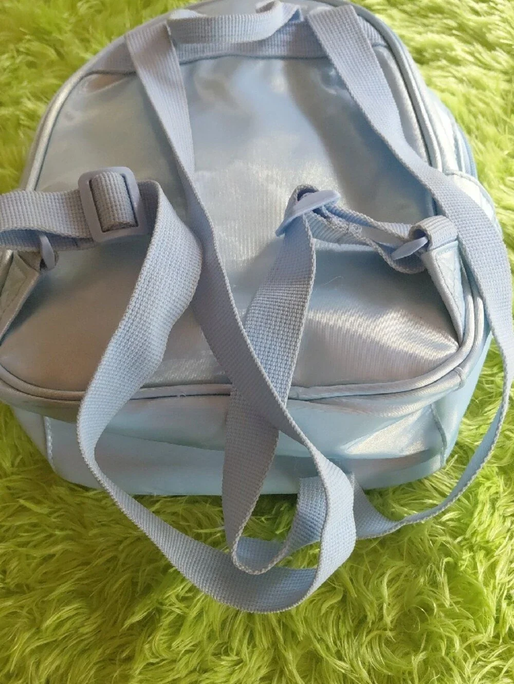 Bluey Light Blue Kids Backpack with Character Patches